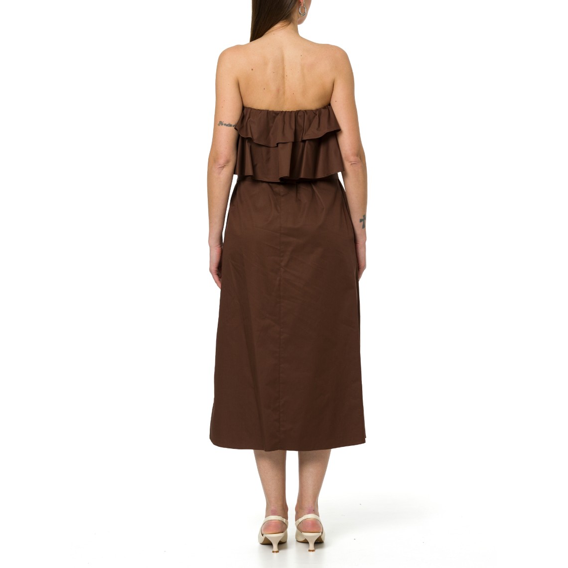 Abito strapless con cintura Hanita Couture