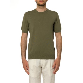 Maglia a maniche corte Gran Sasso in cotone organico