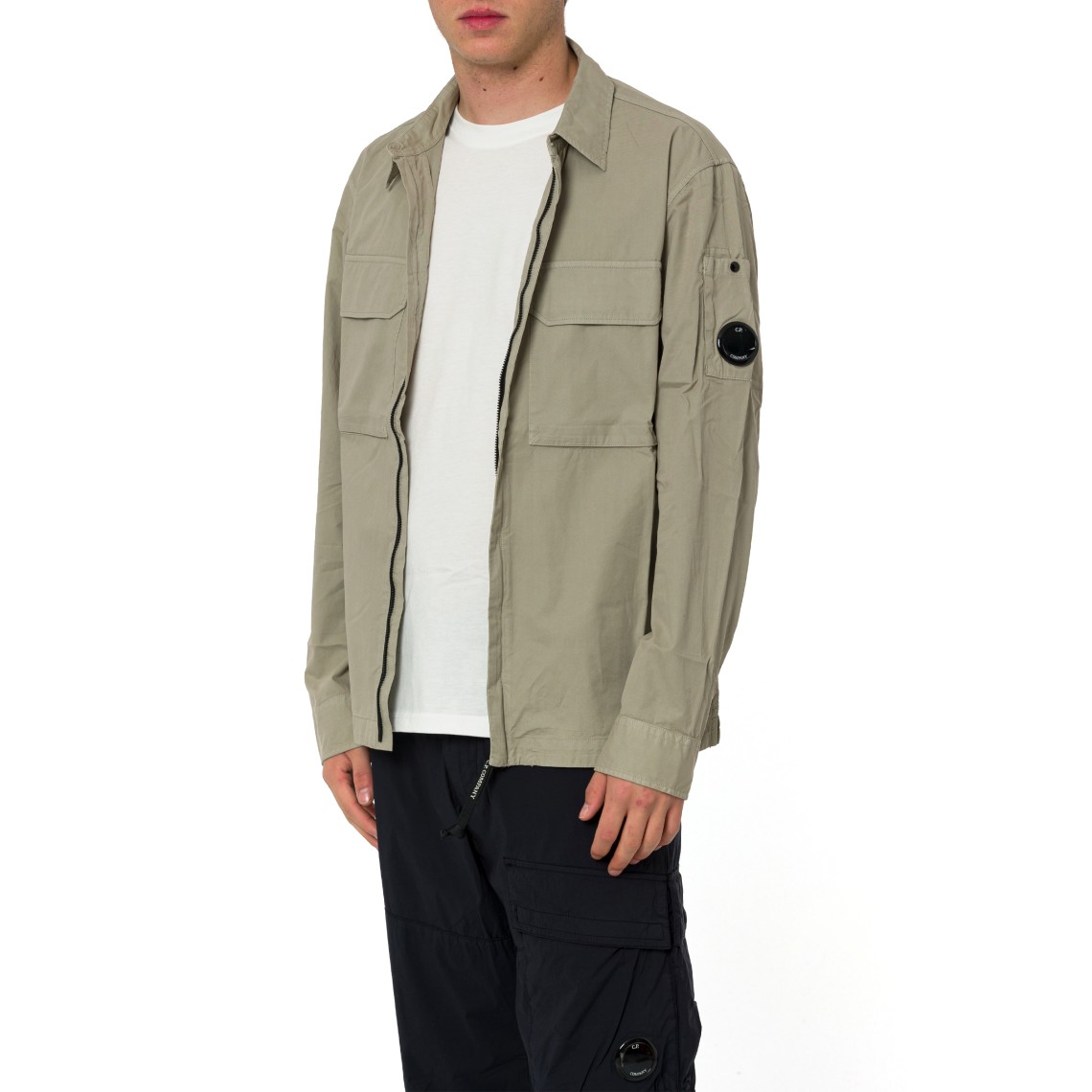 Overshirt C.P. Company in gabardine di cotone
