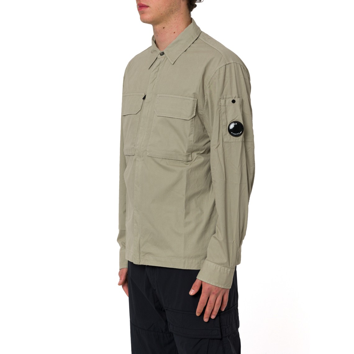 Overshirt C.P. Company in gabardine di cotone