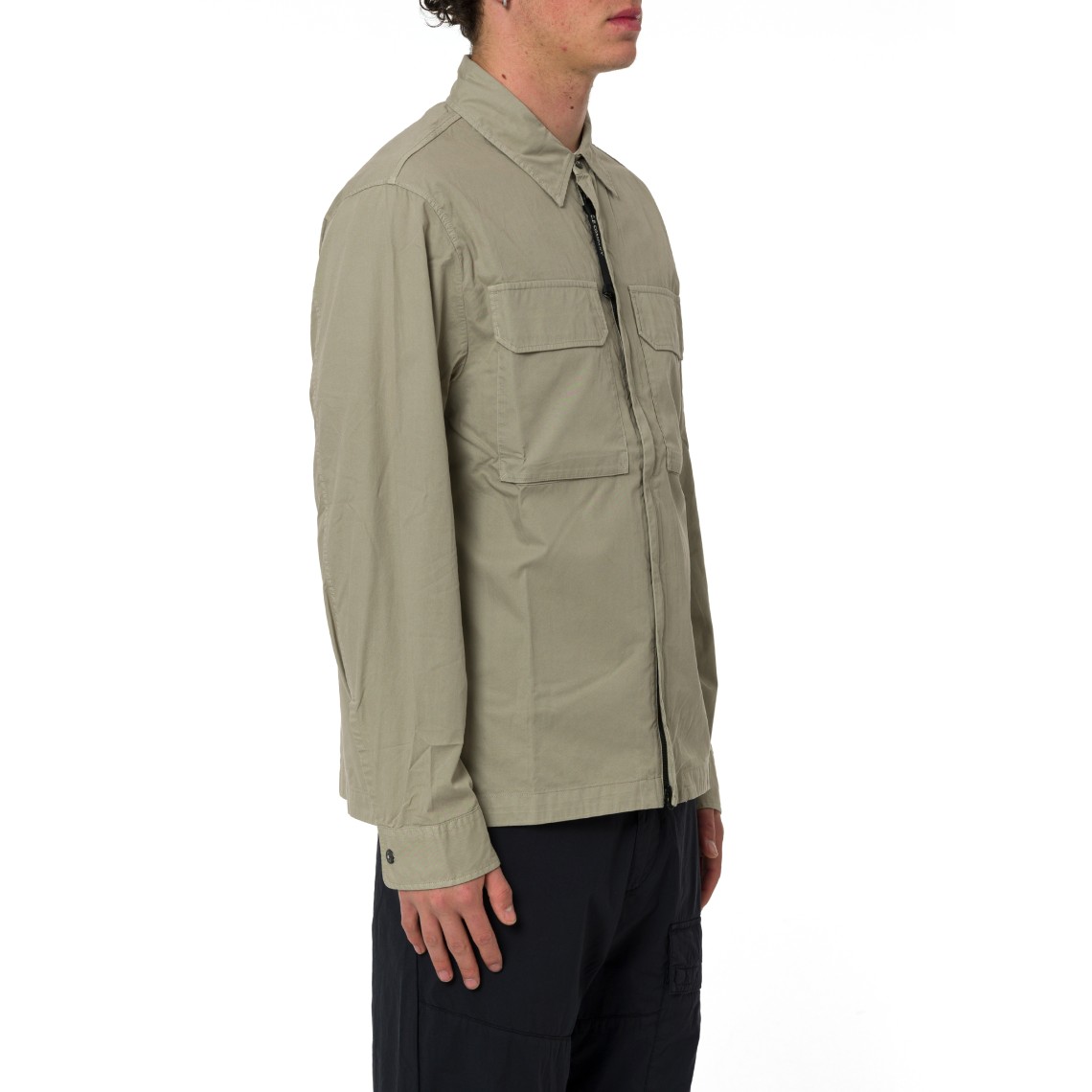 Overshirt C.P. Company in gabardine di cotone