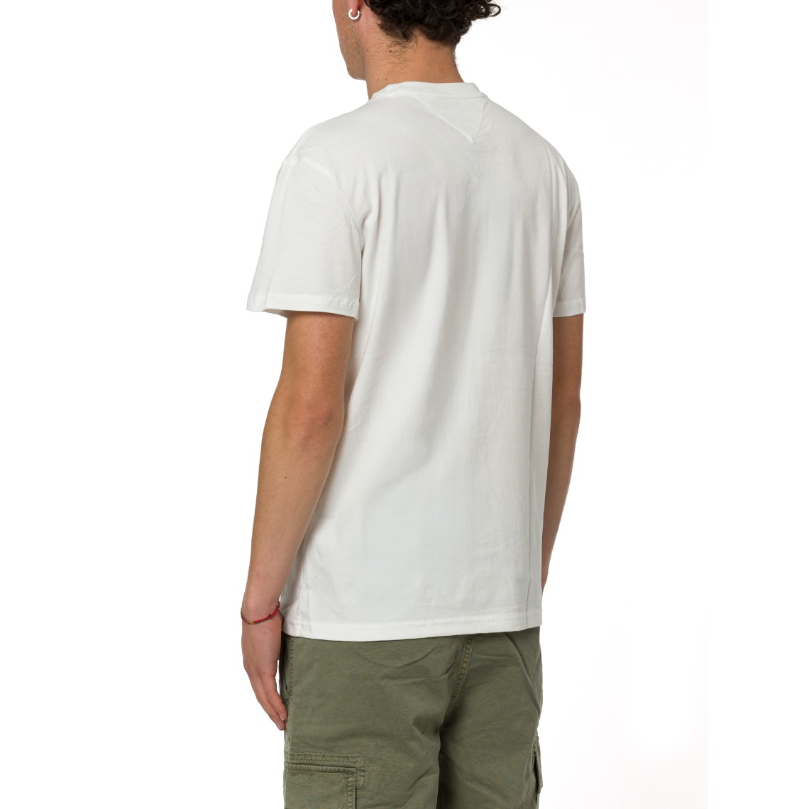 T-shirt in jersey con logo firma Tommy Jeans