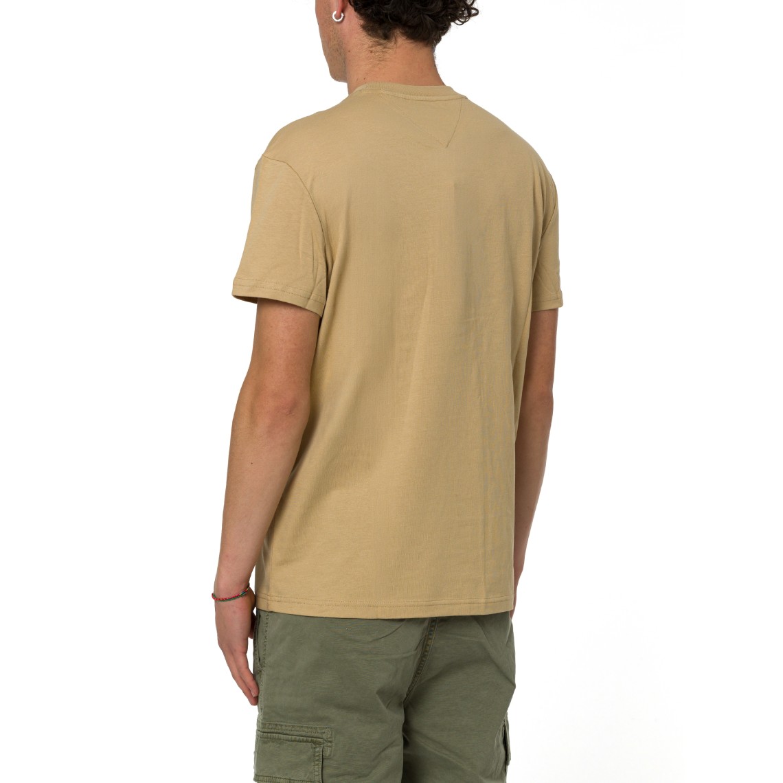 T-shirt in jersey con logo firma Tommy Jeans