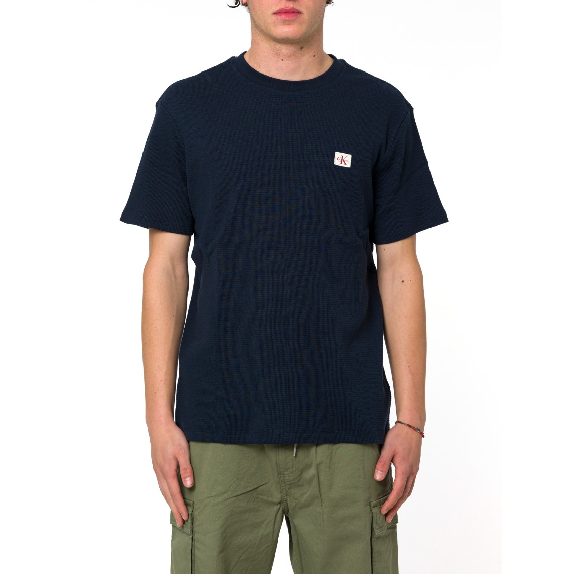 T-shirt a nido d'ape Calvin Klein Jeans