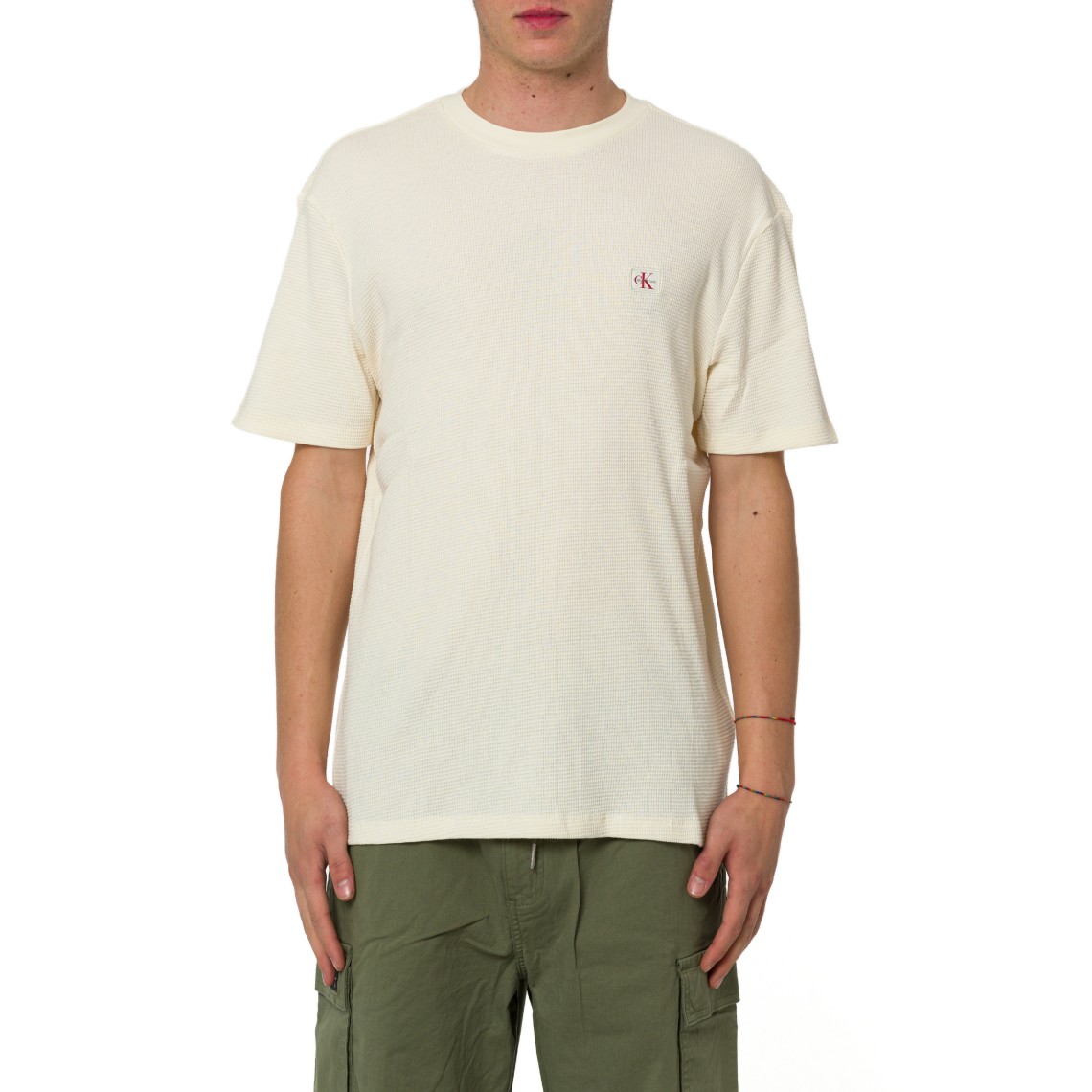 T-shirt a nido d'ape Calvin Klein Jeans