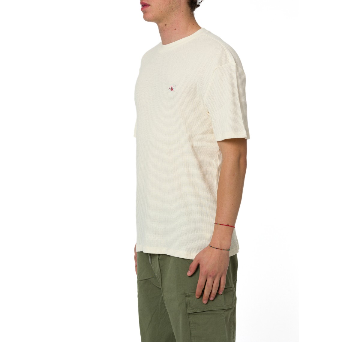 T-shirt a nido d'ape Calvin Klein Jeans