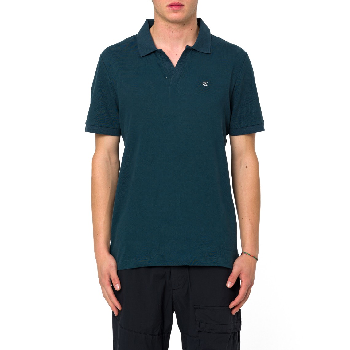 Polo con scollo a V Calvin Klein Jeans