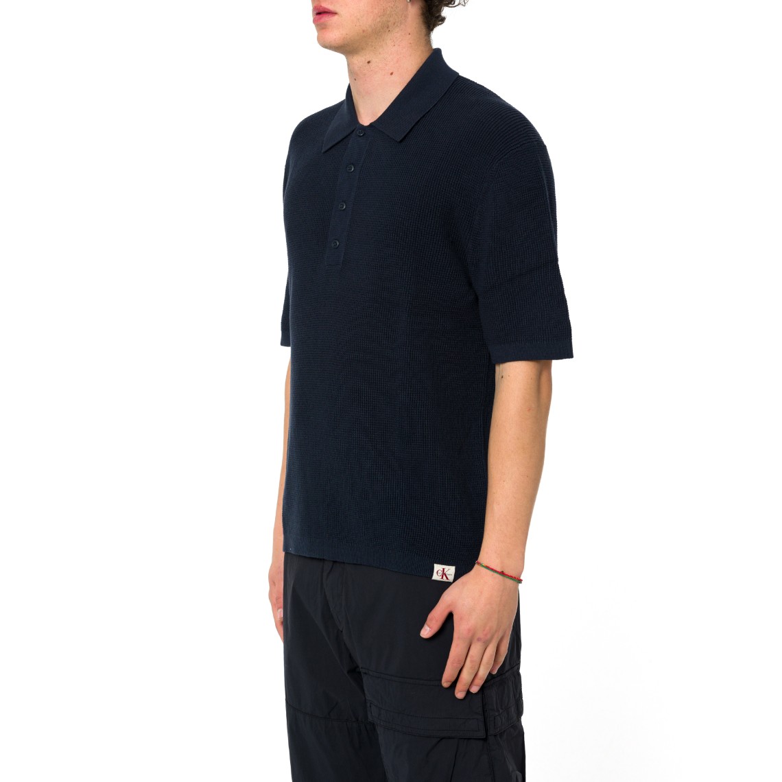 Polo a nido d'ape Calvin Klein Jeans