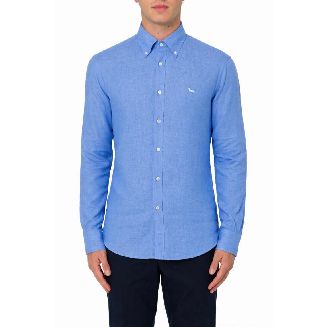 Camicia in puro lino regular fit Harmont & Blaine