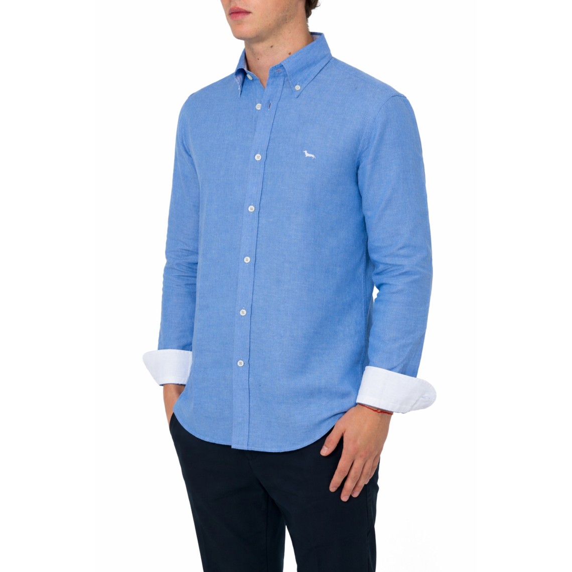 Camicia in puro lino regular fit Harmont & Blaine