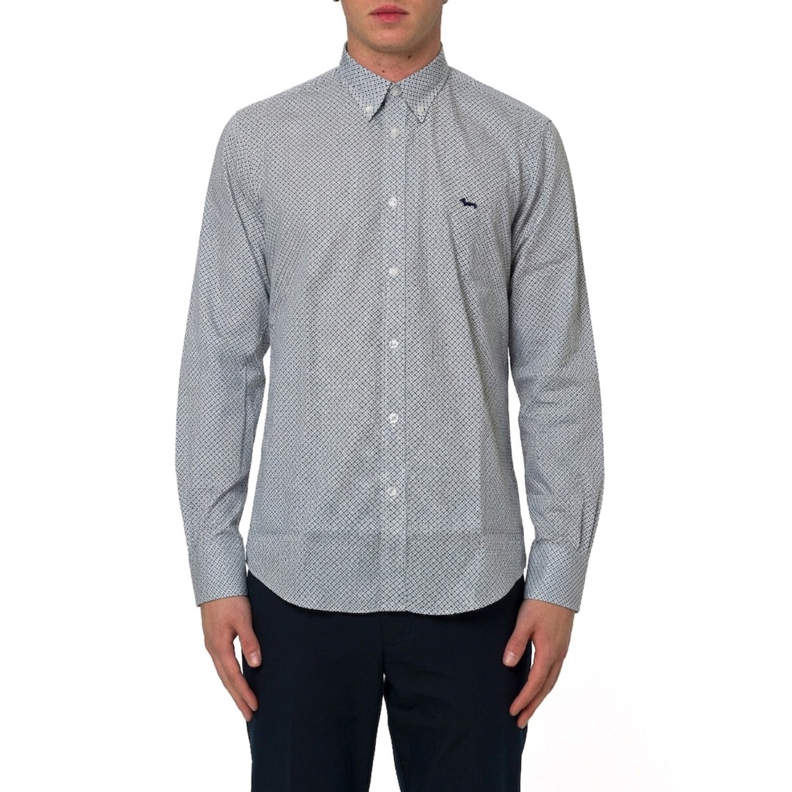 Camicia Micro stampa regular fit Harmont & Blaine