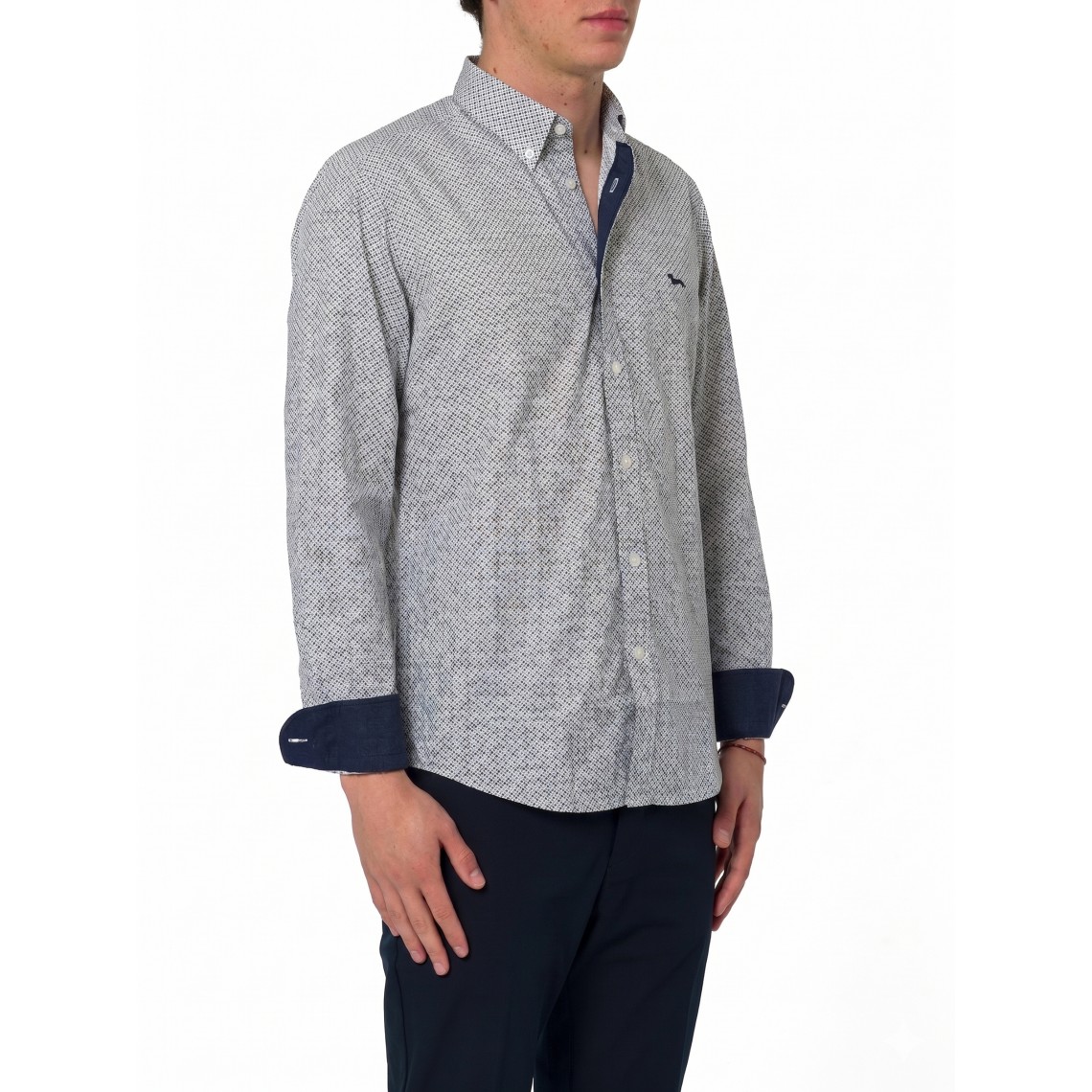 Camicia Micro stampa regular fit Harmont & Blaine