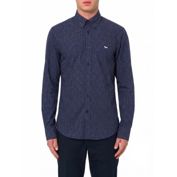 Camicia micro stampa regular fit Harmont & Blaine