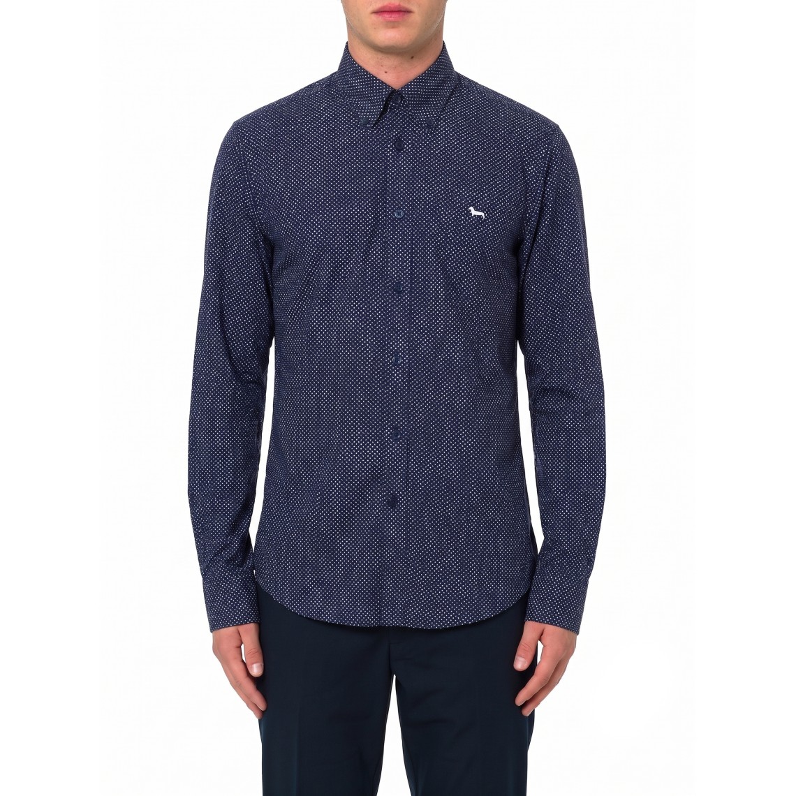 Camicia micro stampa regular fit Harmont & Blaine