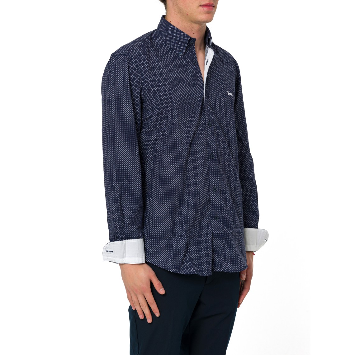 Camicia micro stampa regular fit Harmont & Blaine