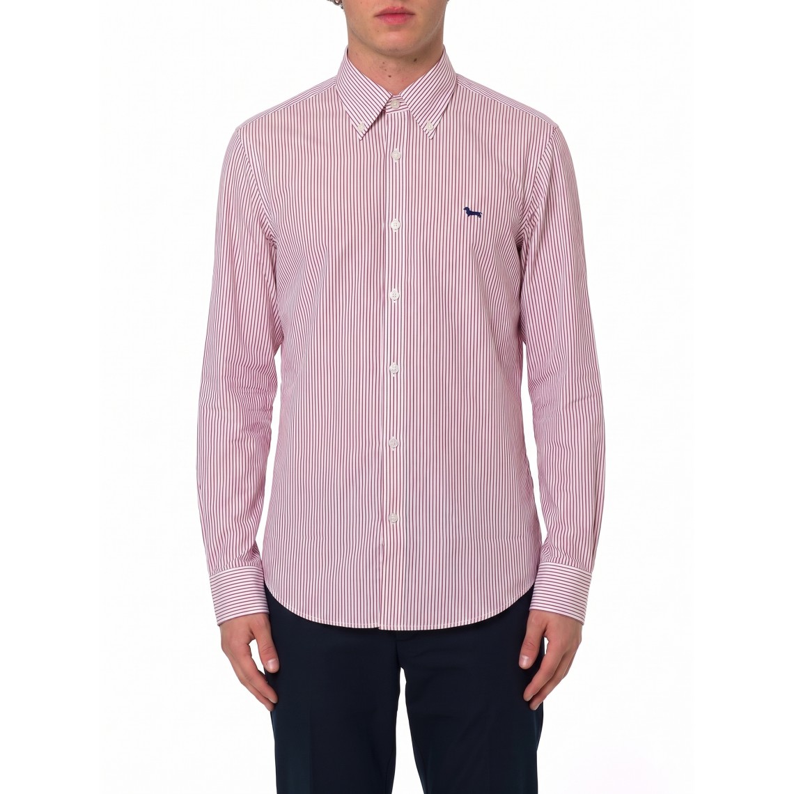 Camicia a righe regular fit Harmont & Blaine