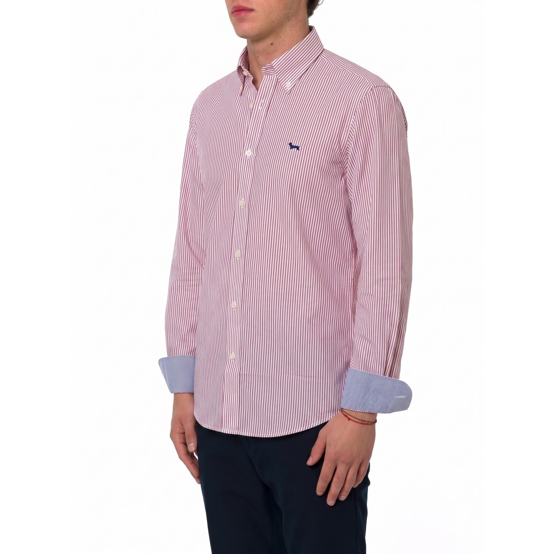 Camicia a righe regular fit Harmont & Blaine