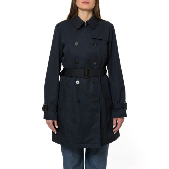 Trench doppiopetto in cotone tecnico Marella