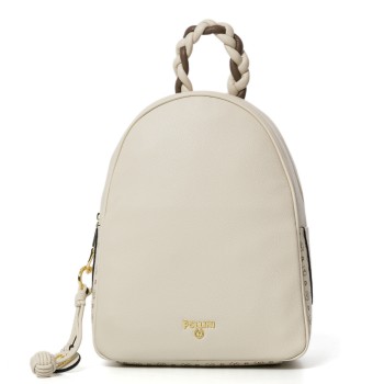 Zaino con manico intrecciato Pollini