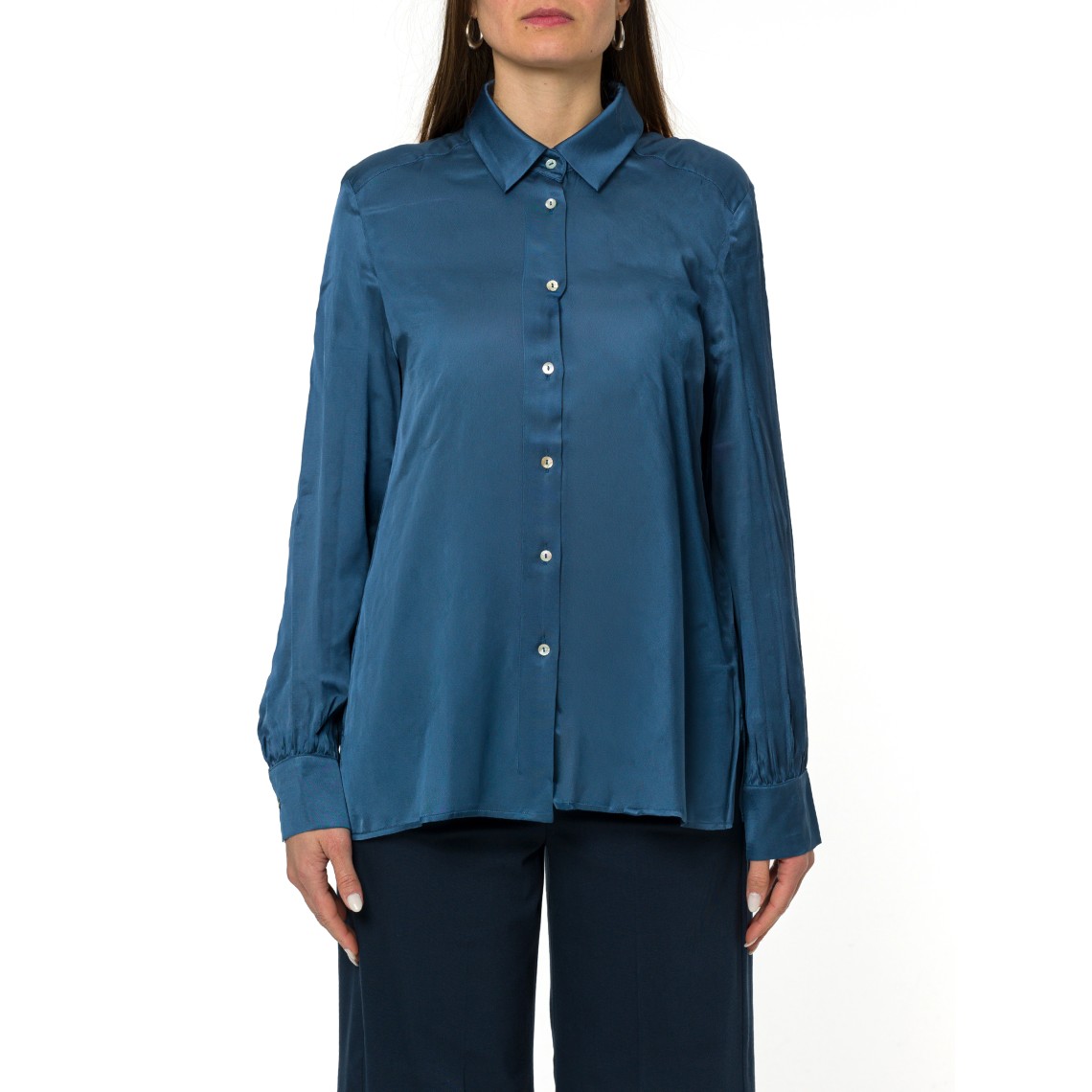 Camicia in raso i Blues