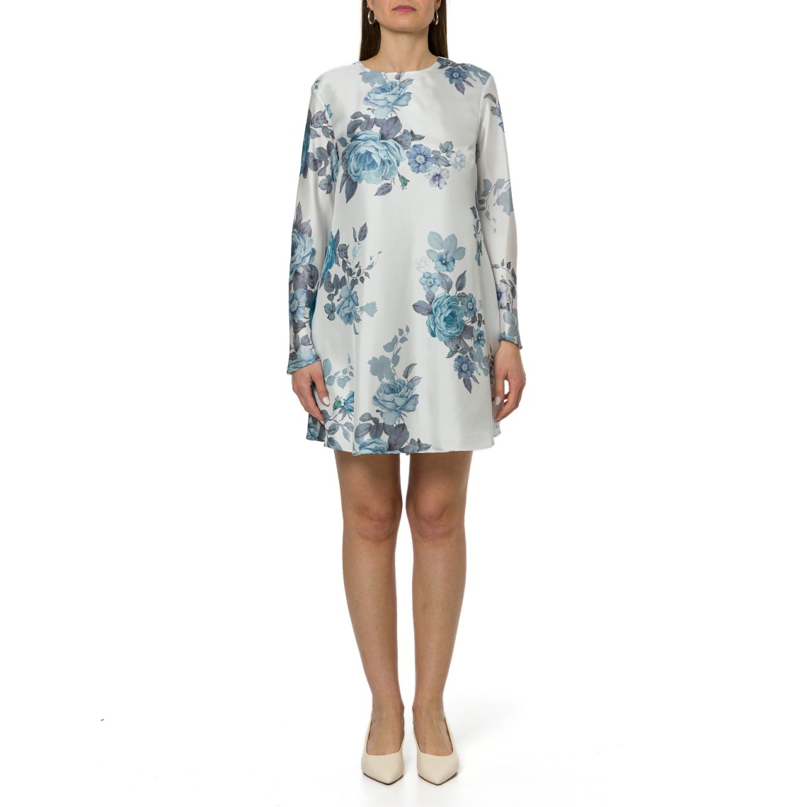 Abito in twill di seta Marella