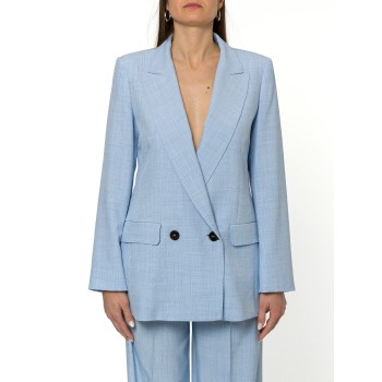 Blazer in tela stretch effetto malfilé Marella