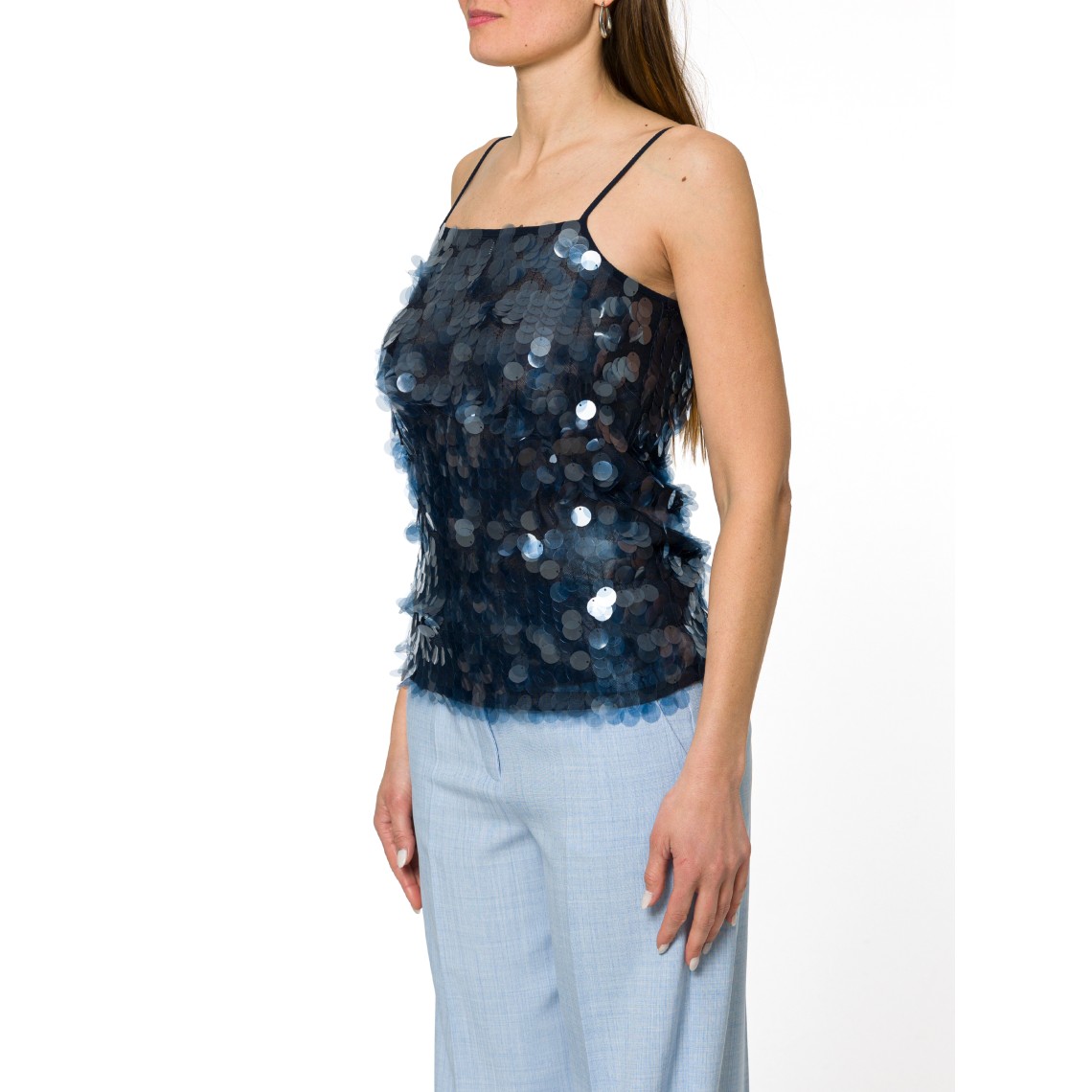 Slip top con paillette Marella