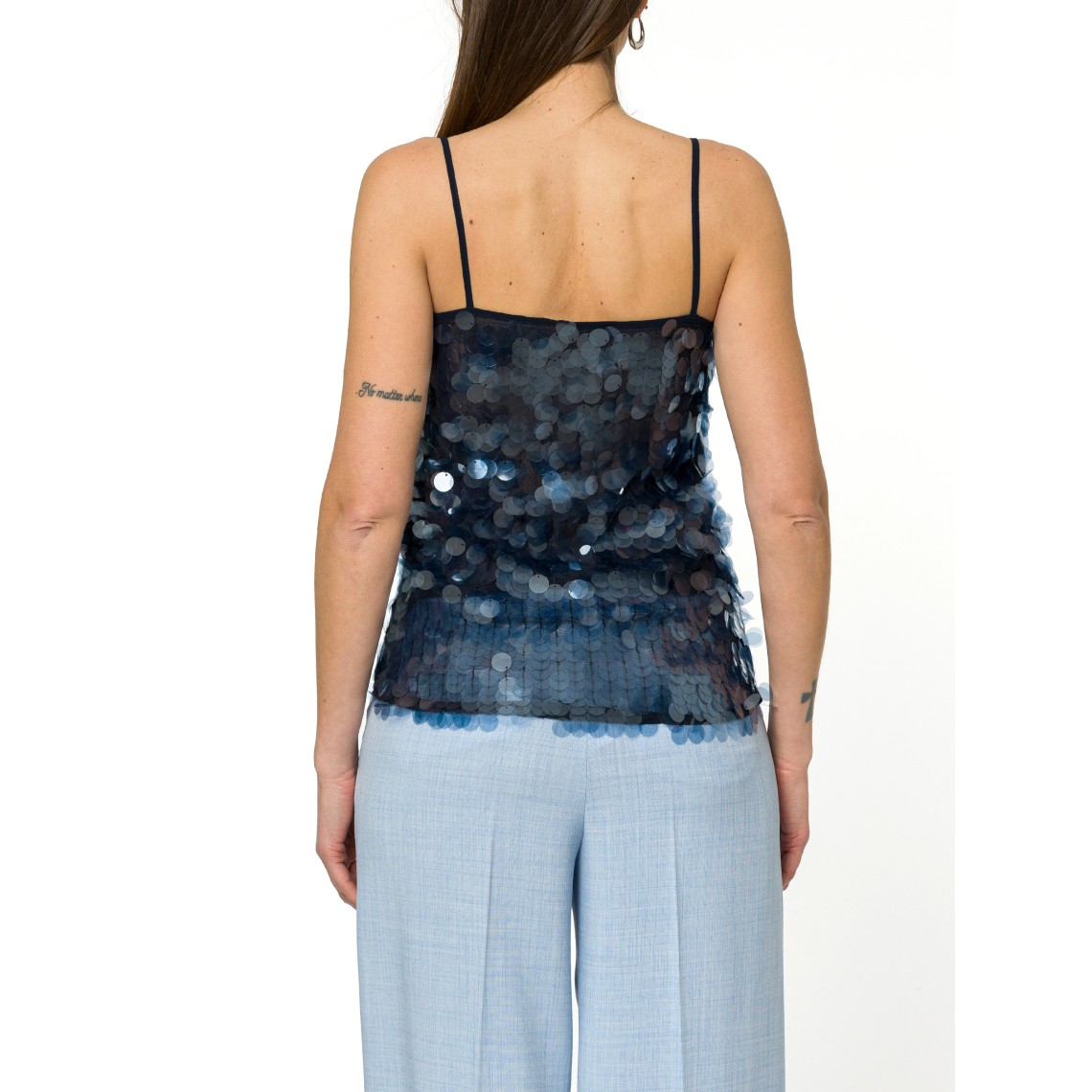 Slip top con paillette Marella