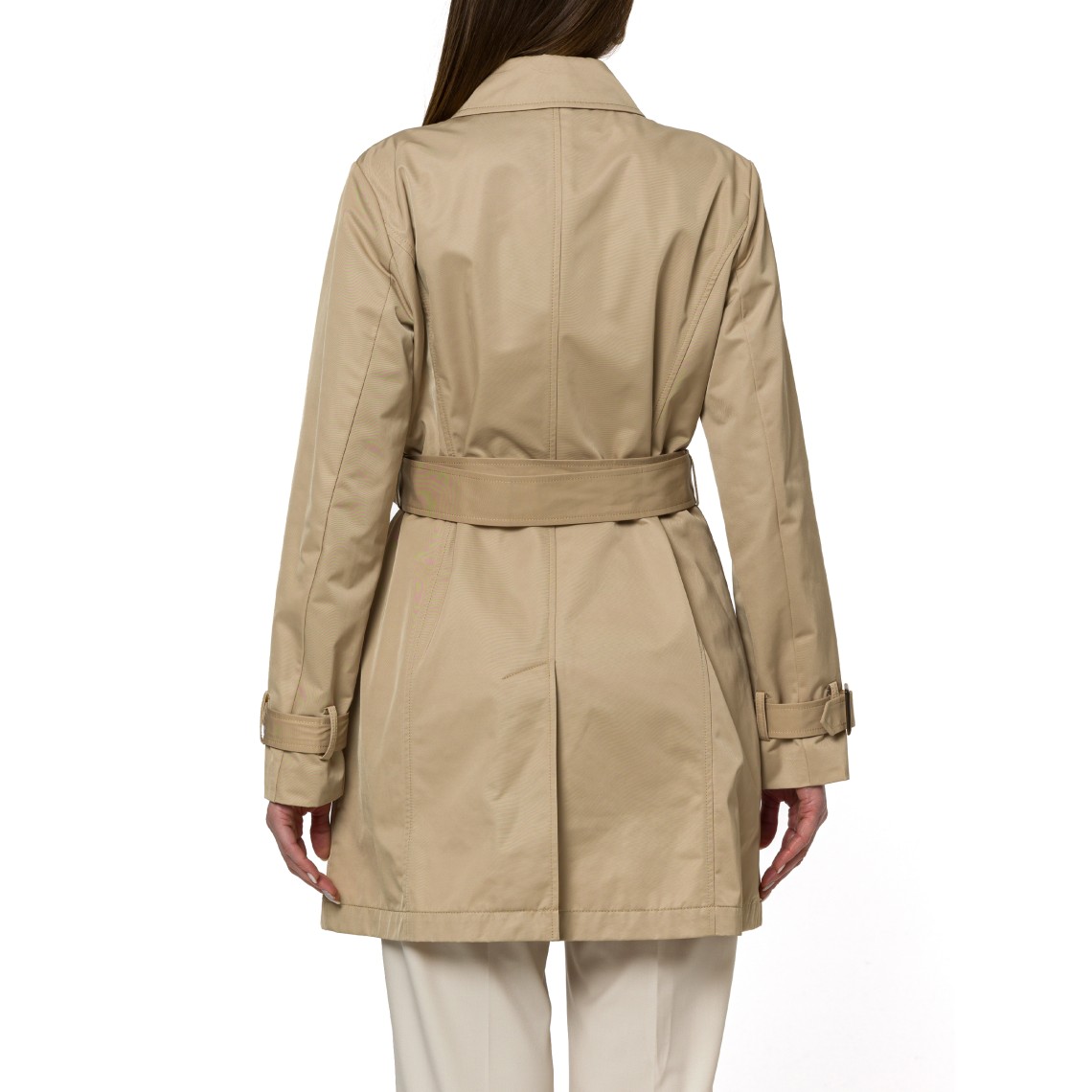 Trench doppiopetto in cotone tecnico Marella