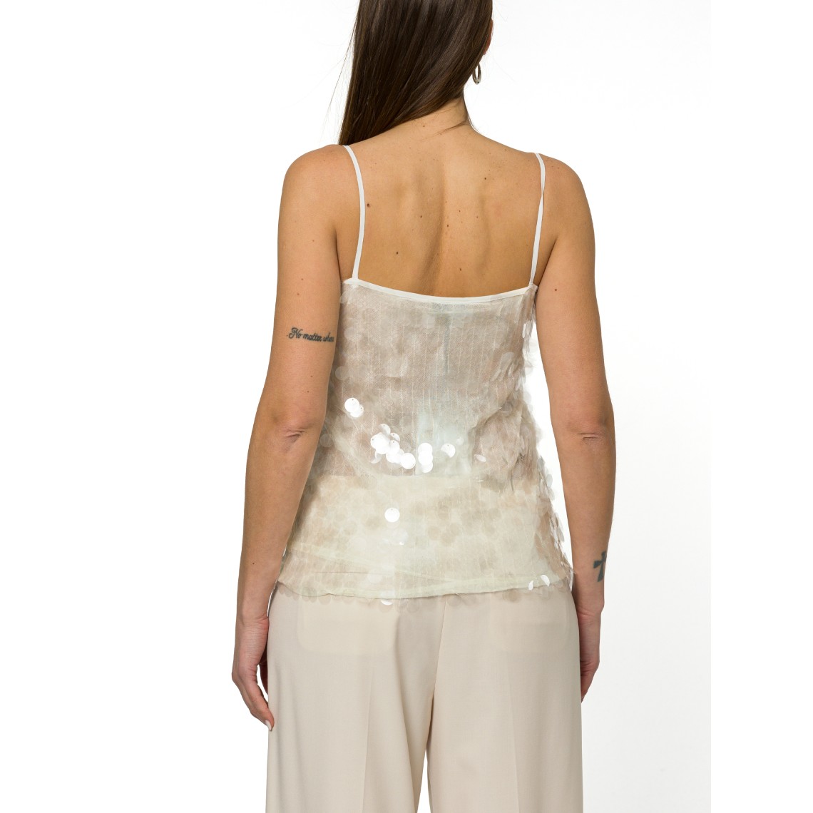 Slip top con paillette Marella
