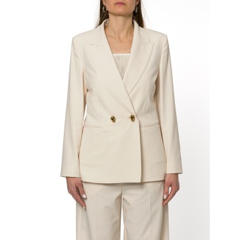 Blazer doppiopetto in tela stretch Marella