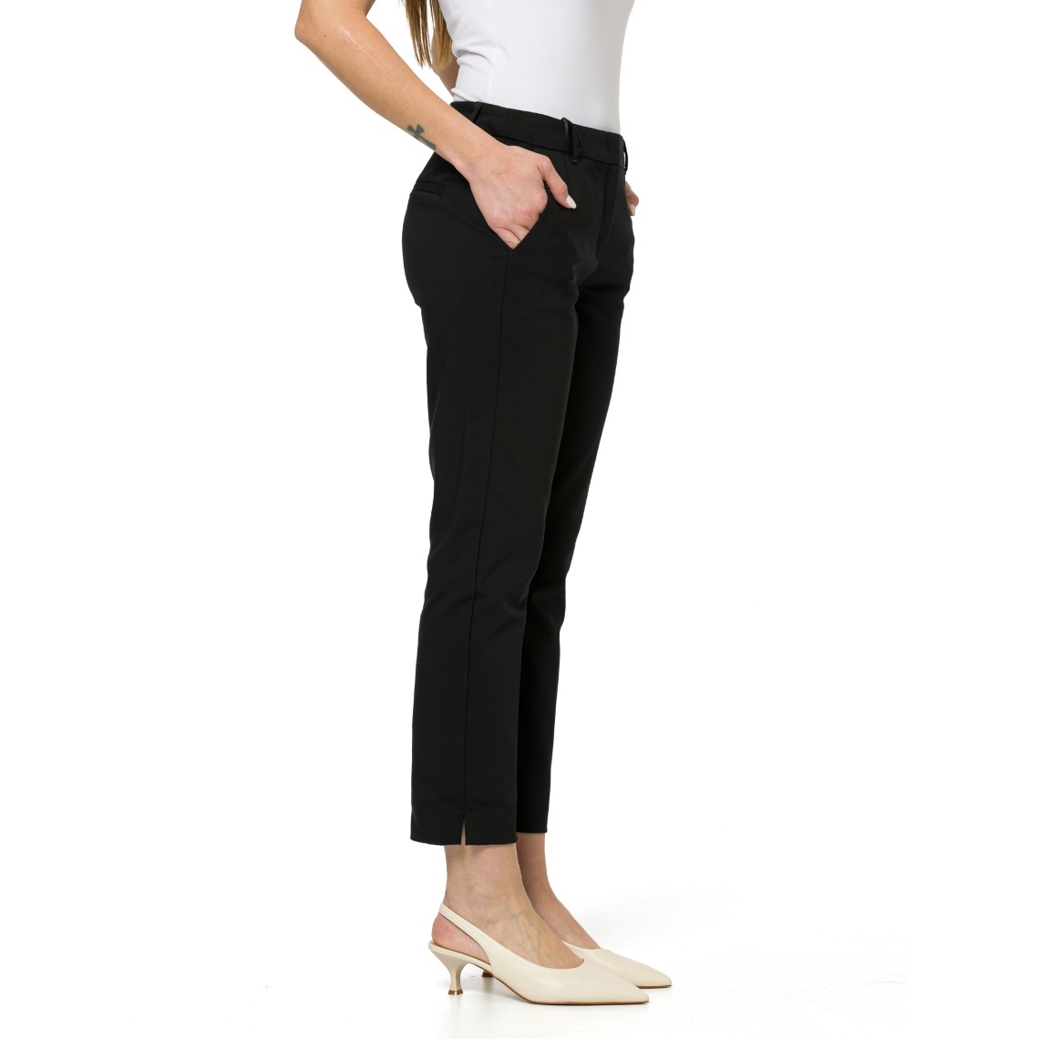 Pantalone in misto cotone stretch Marella