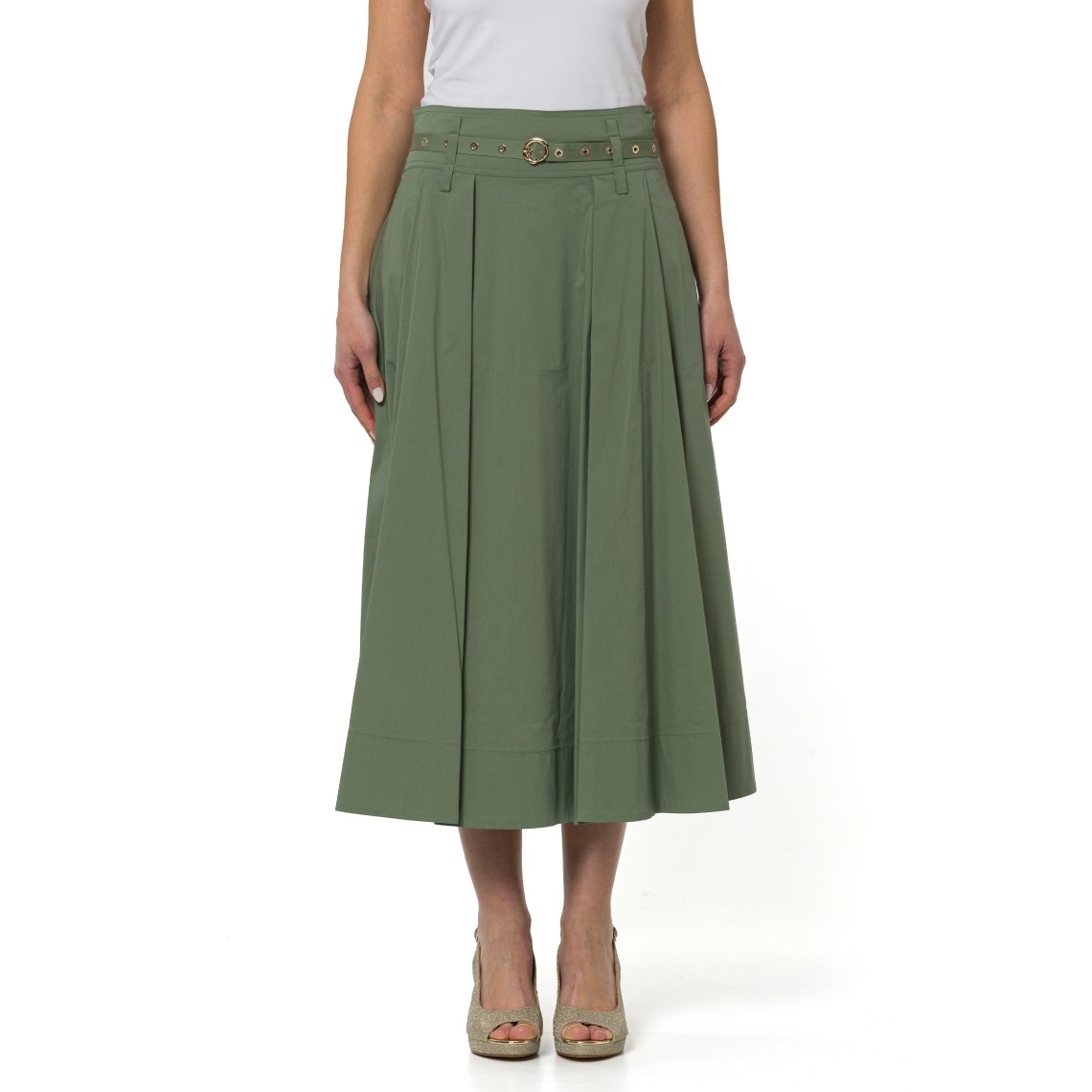 Gonna midi in popeline Liu Jo