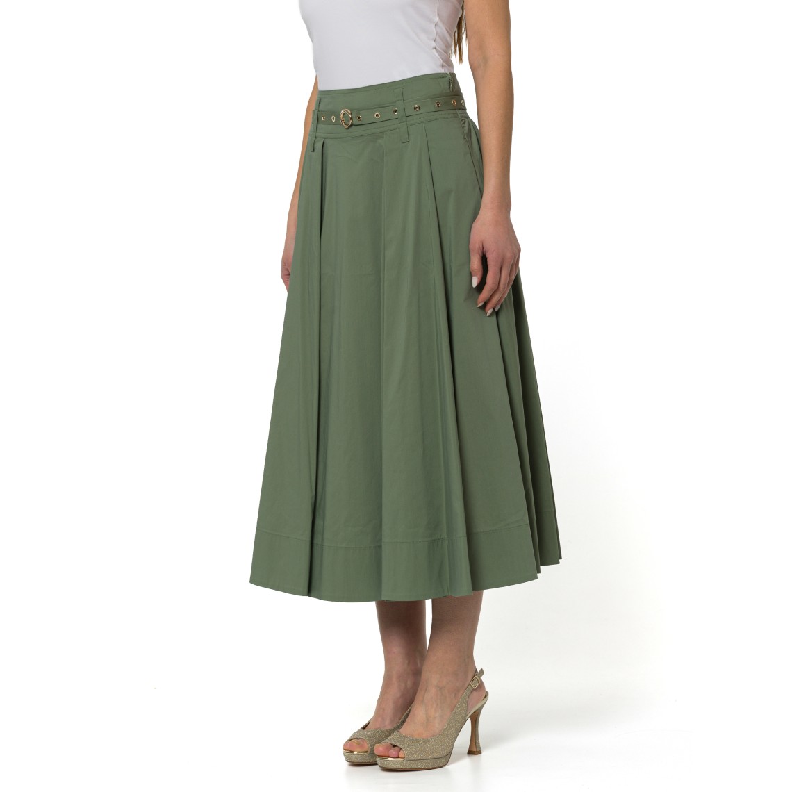 Gonna midi in popeline Liu Jo