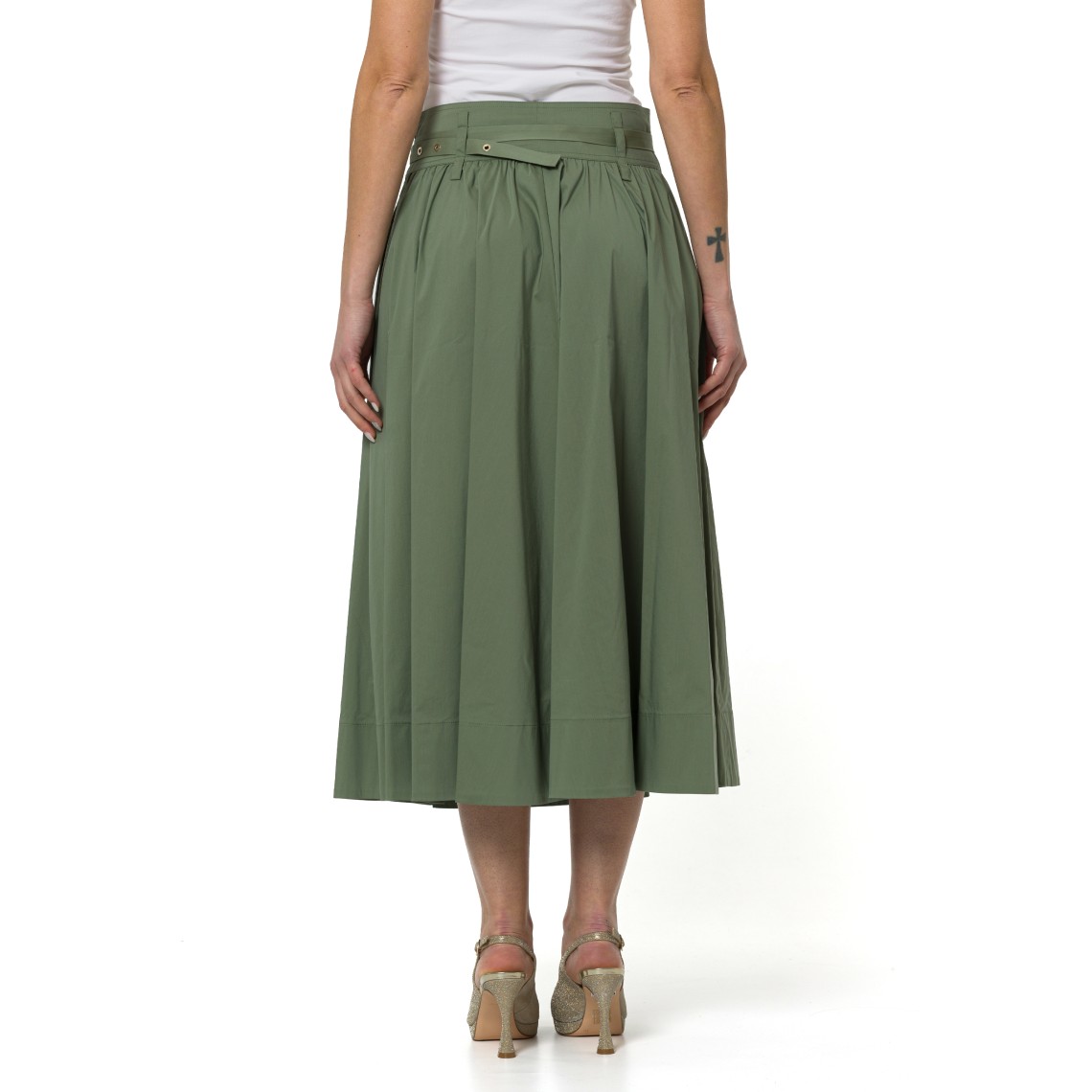 Gonna midi in popeline Liu Jo