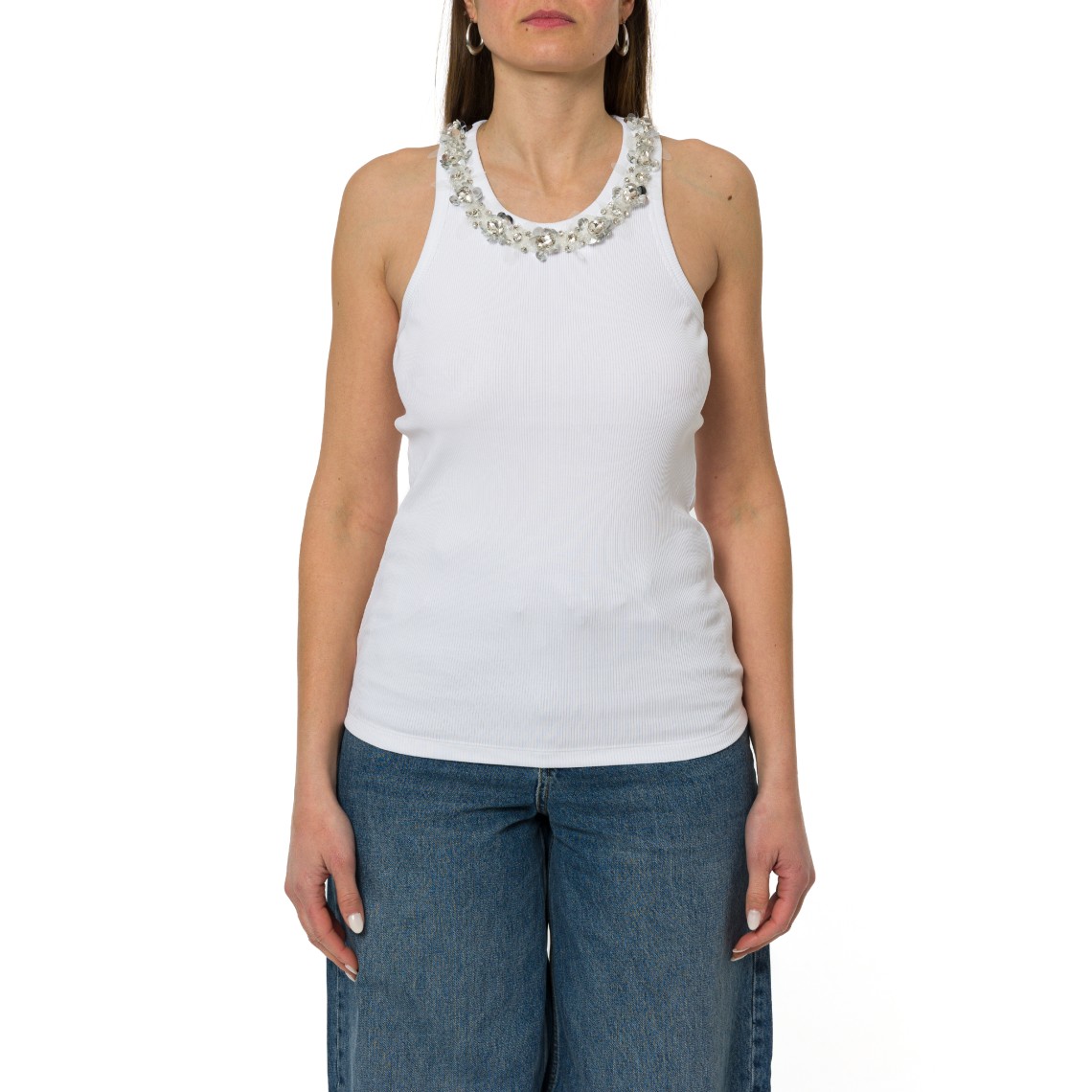 Top con dettagli gioiello Liu Jo