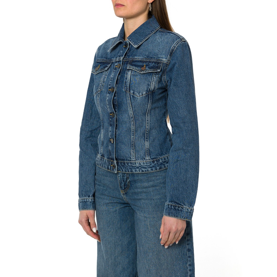 Giacca in denim con stringhe Liu Jo