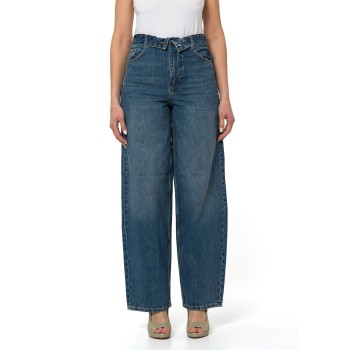 Jeans baggy con stringhe Liu Jo