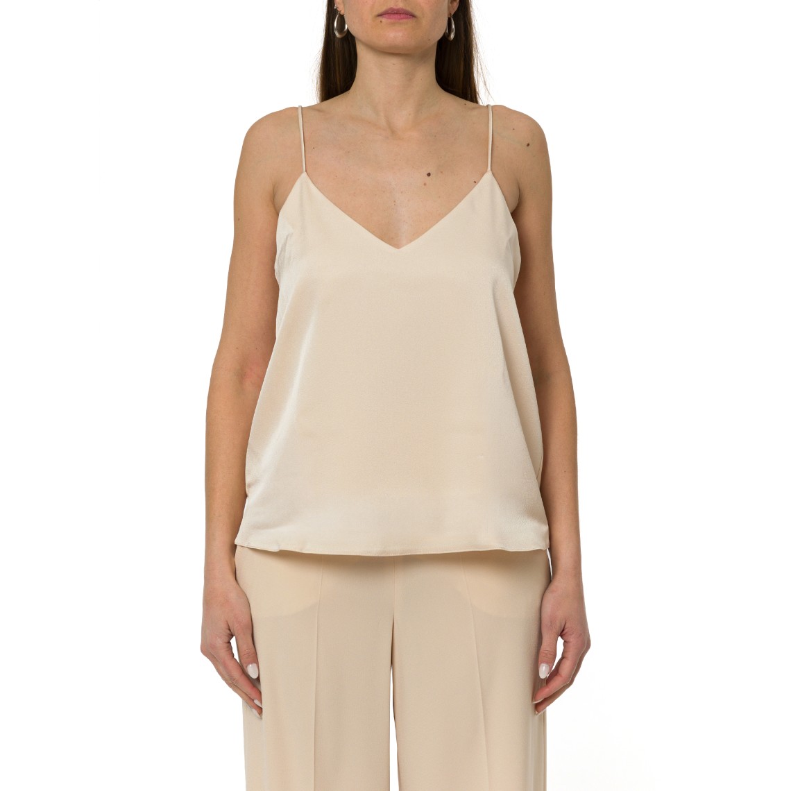 Slip top in satin Marella