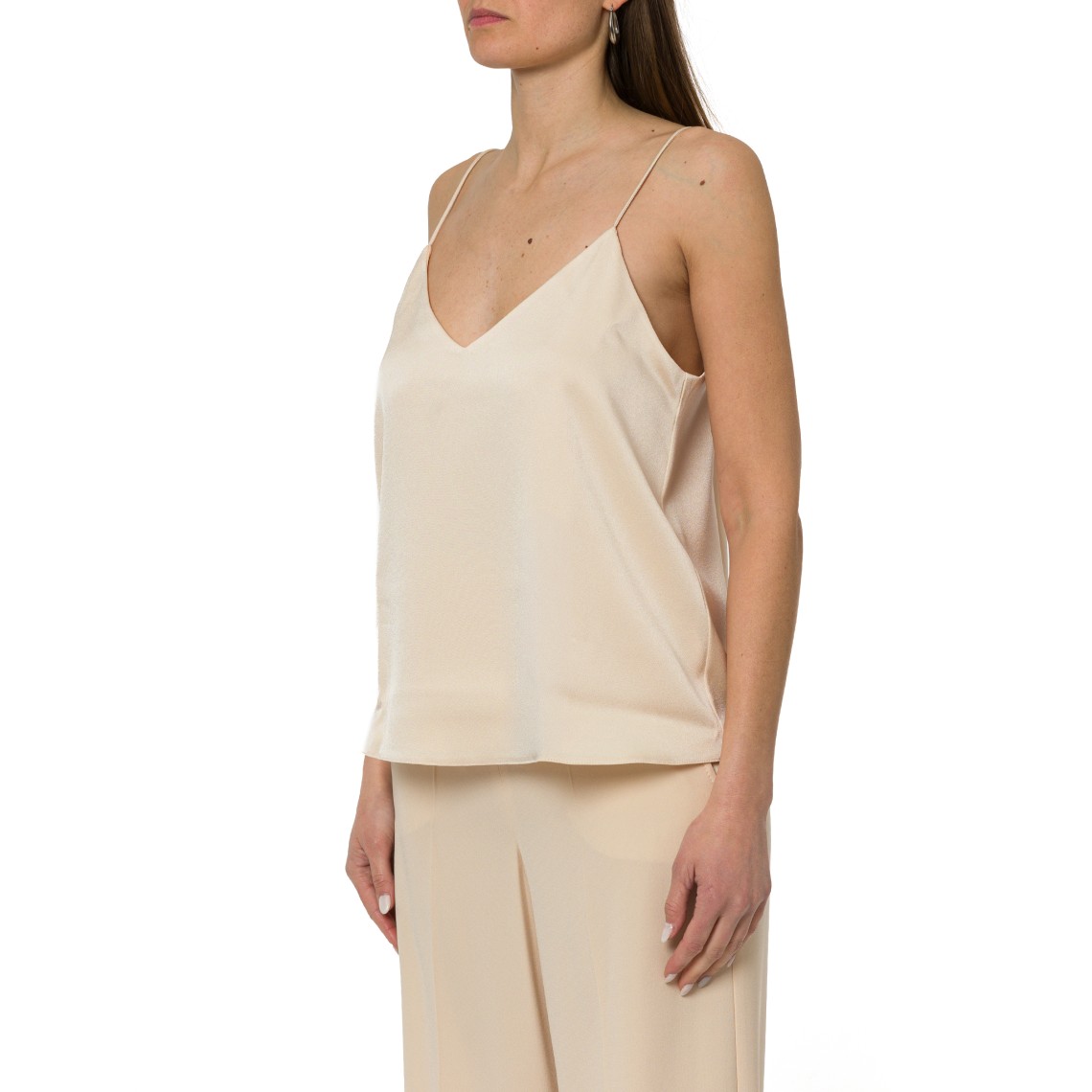 Slip top in satin Marella