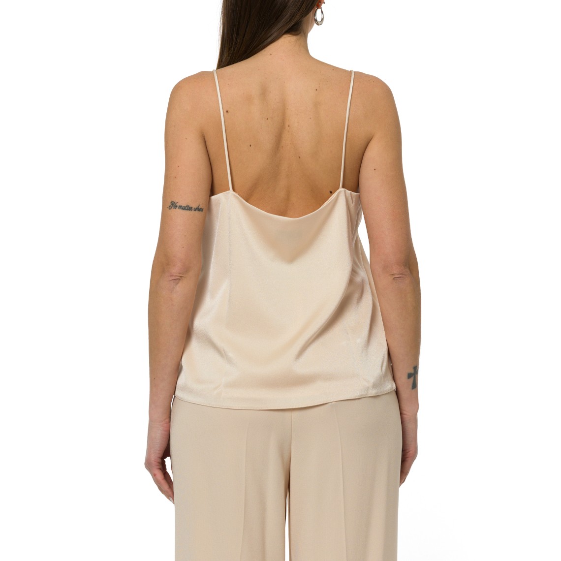 Slip top in satin Marella