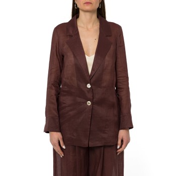 Blazer in ramie Marella
