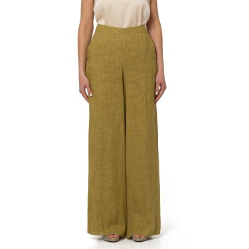 Pantaloni in lino delavé Marella