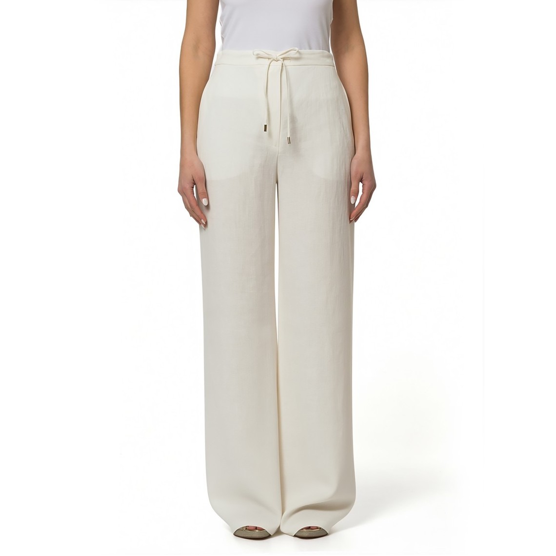 Pantalone in batavia di lino Mstpelota Max Mara Studio