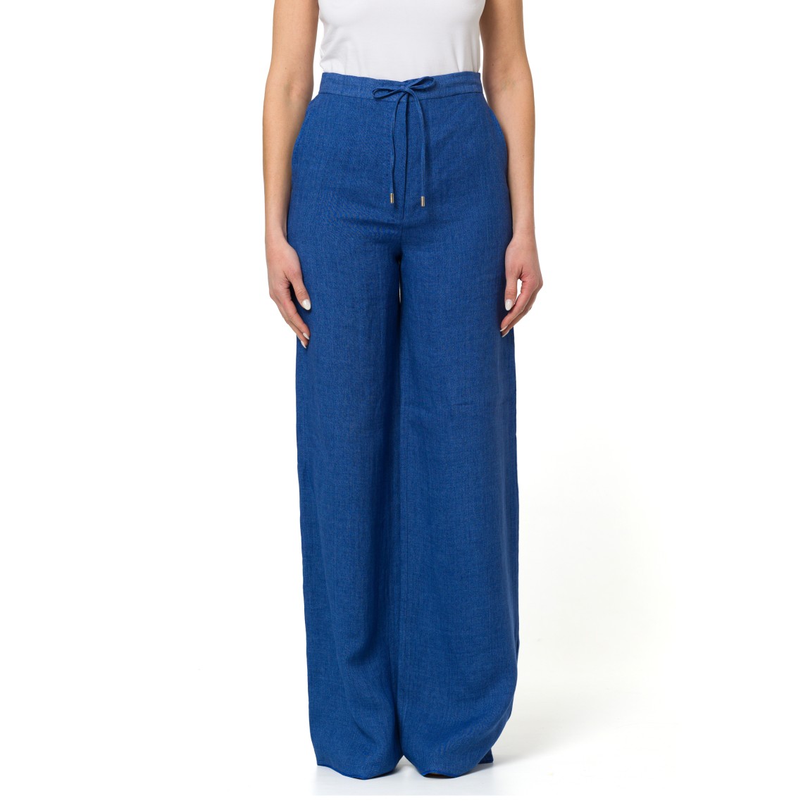 Pantalone in batavia di lino Mstpelota Max Mara Studio