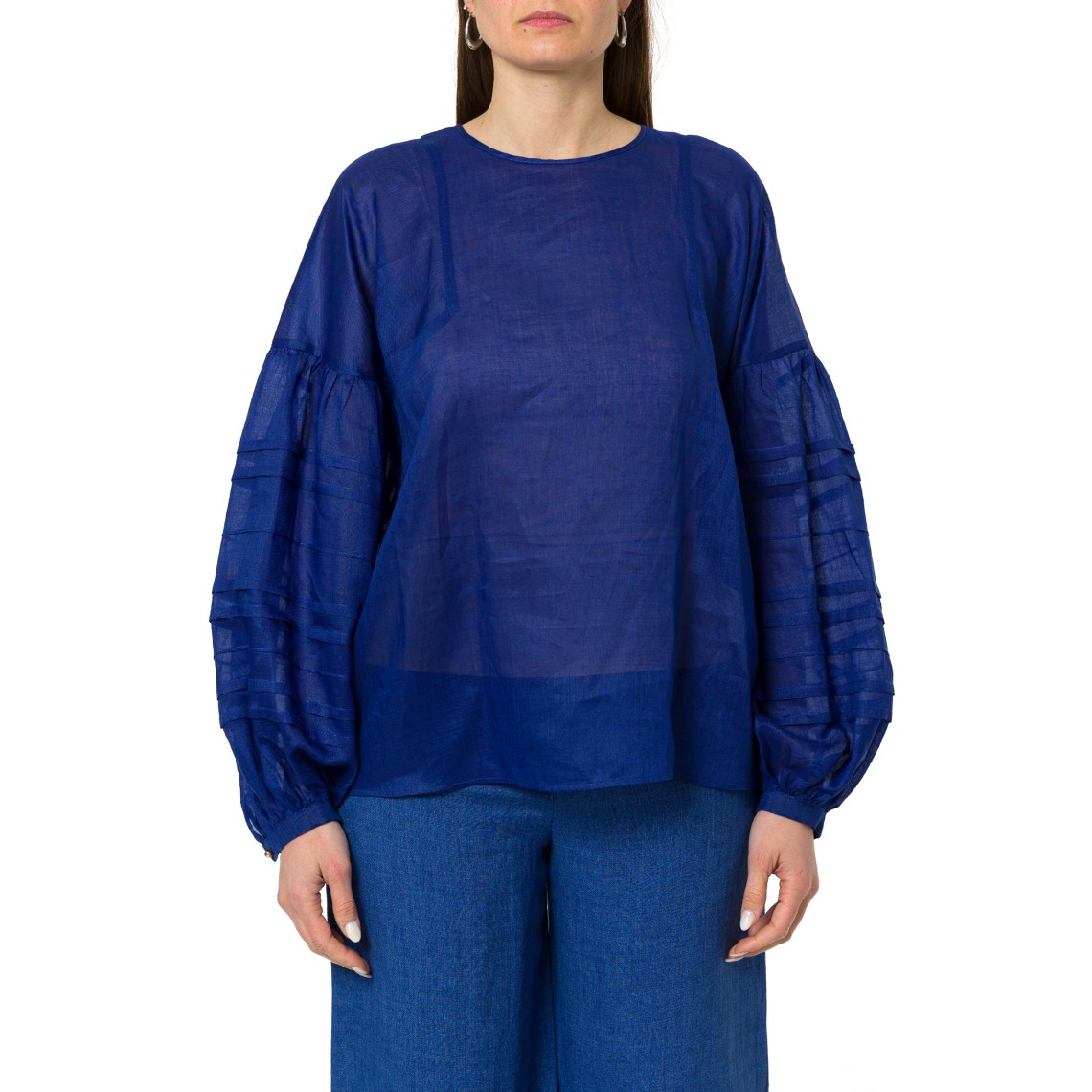 Blusa in garza ramié Mstpaese Max Mara Studio