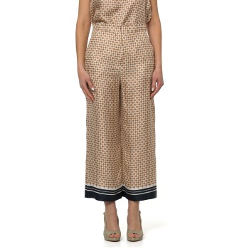 Pantalone in seta stampata Mstottelia Max Mara Studio
