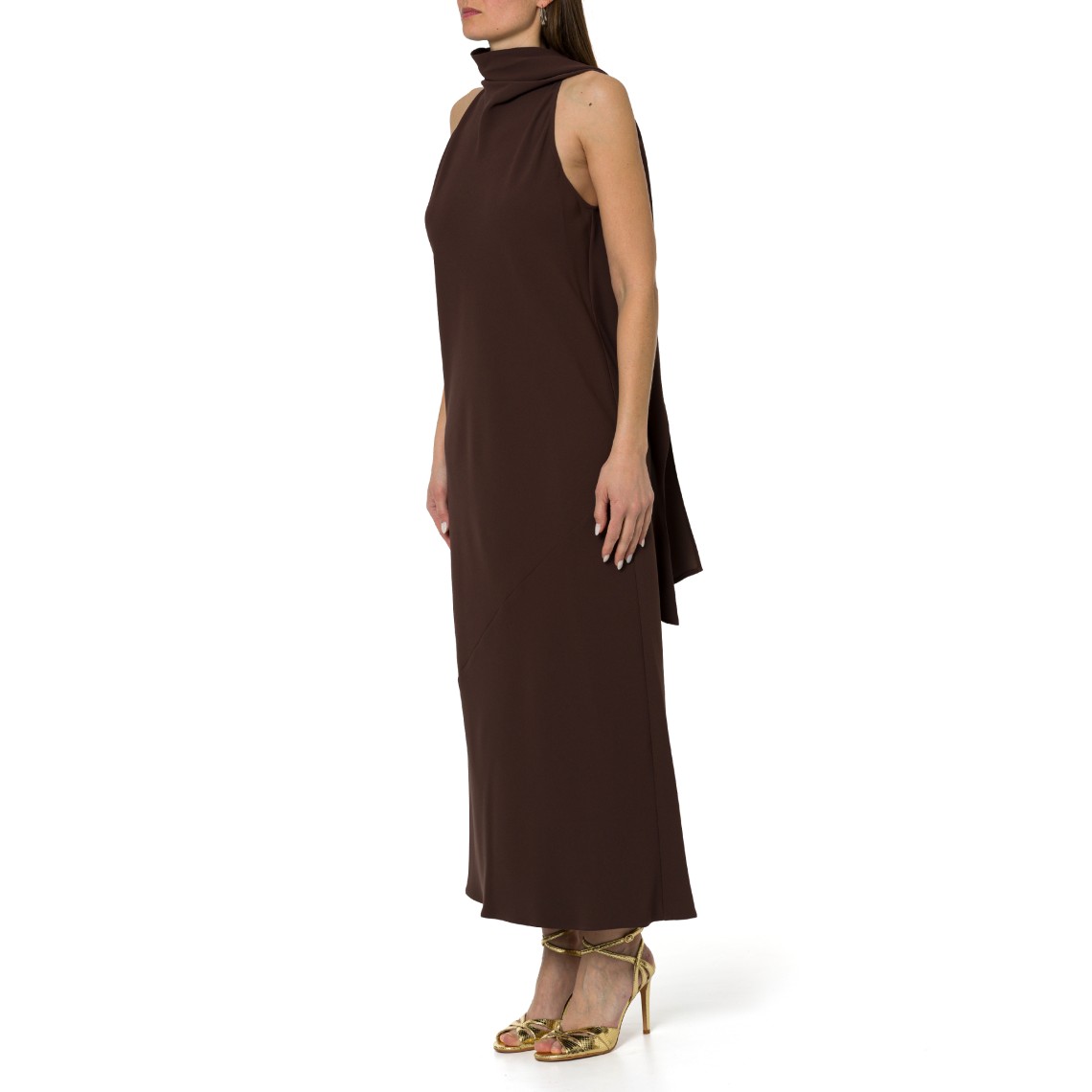 Abito longuette in envers satin Marella 365