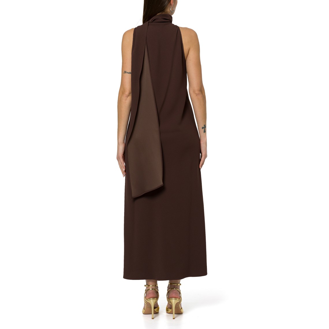 Abito longuette in envers satin Marella 365