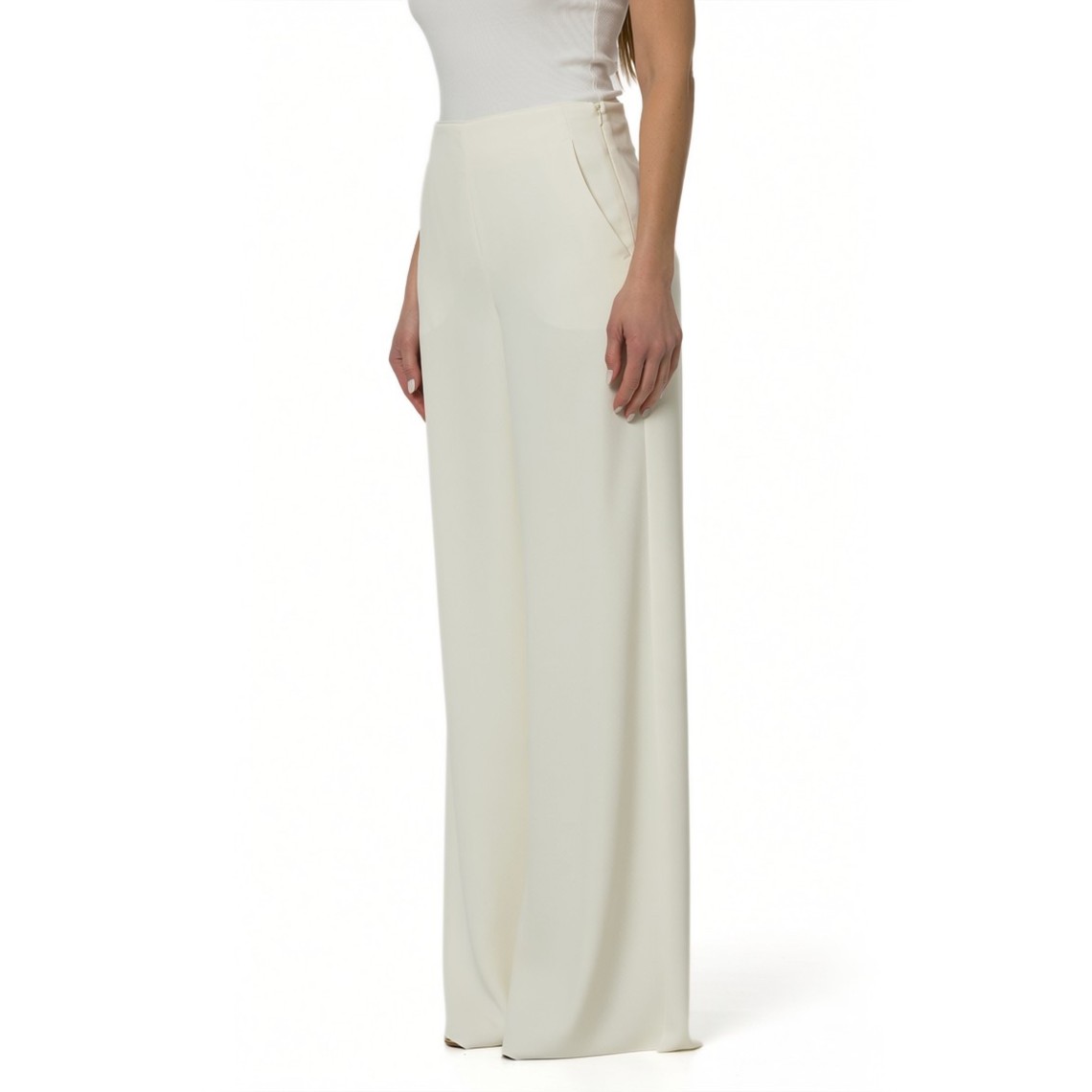 Pantaloni ampi in enver satin Marella 365